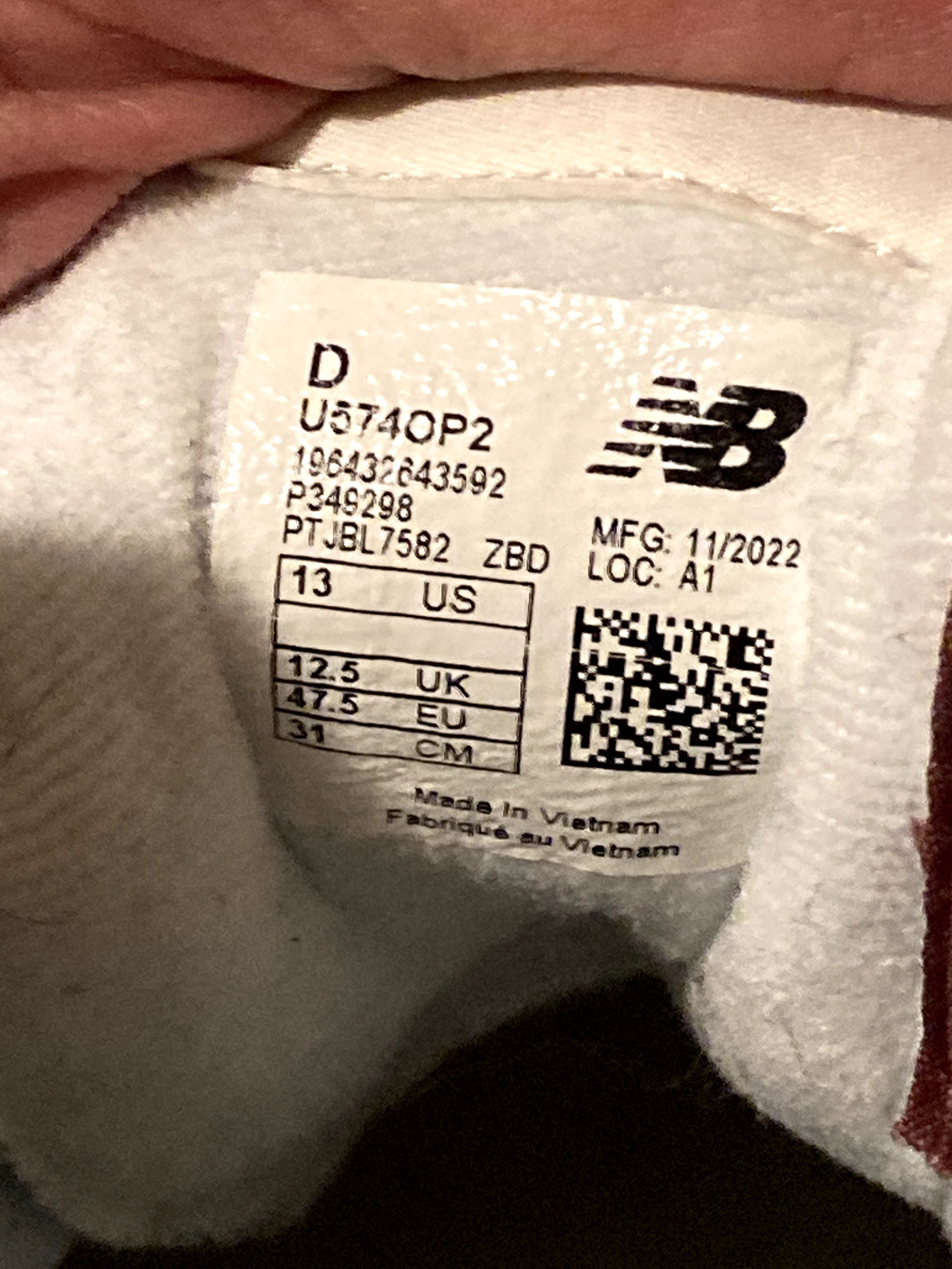 Маратонки New Balance 574 - номер 47.5