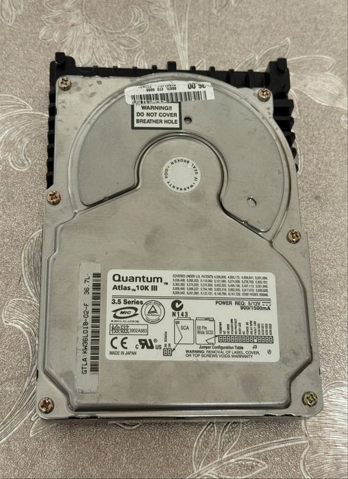 Hard disk Quantum Atlas 10k Ill SCSI