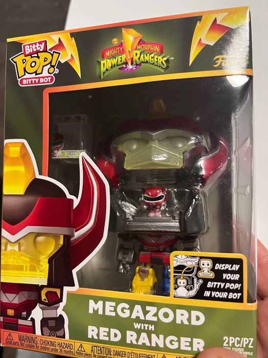 Power Rangers Funko Pop - Megazord with Red ranger bitty pop pack