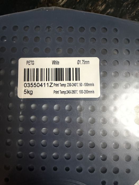 Rola filament PETG imprimanta 3D 5kg