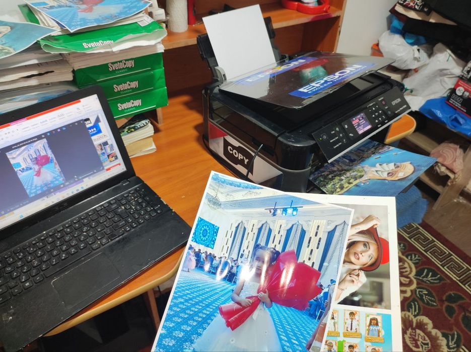 Epson L 650 ozida chiqargan rasmlar etibor bering juda tiniq chiqaradi