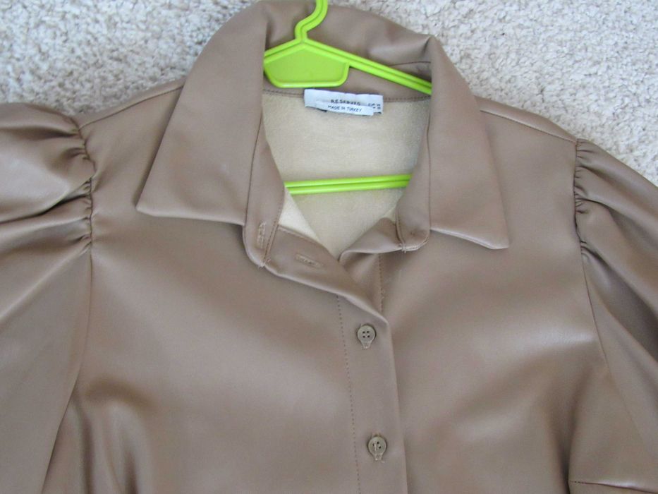 Дамска кожена туника Reserved размер 38, нова