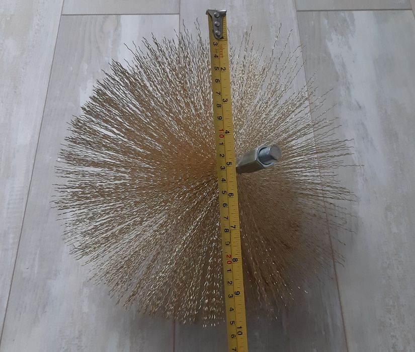 Perie metalica pentru curatat cosul 25cm diametru