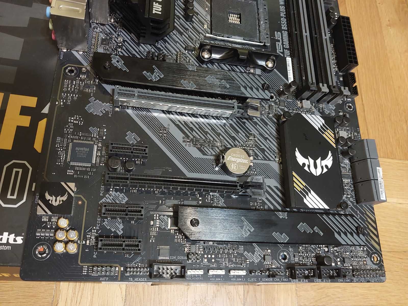 AMD Ryzen 7 5800X + Asus TUF B550-Plus Wi-Fi, AM4