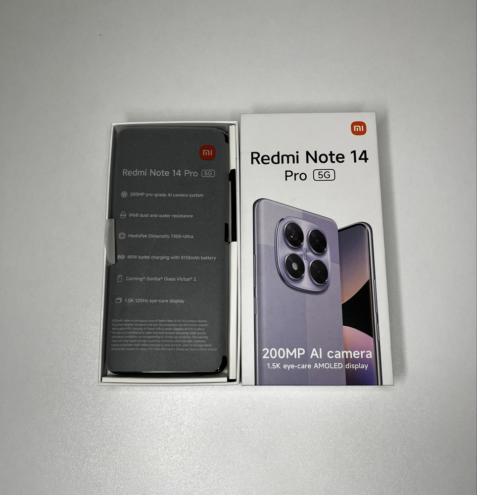 Redmi Note 14 Pro 256GB – Nou, Sigilat