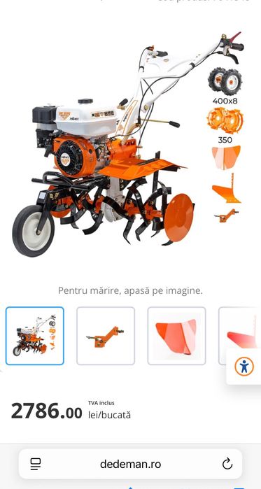 Vand motocultor Ruris 710 8,5 cp folosit putin Pret Fix