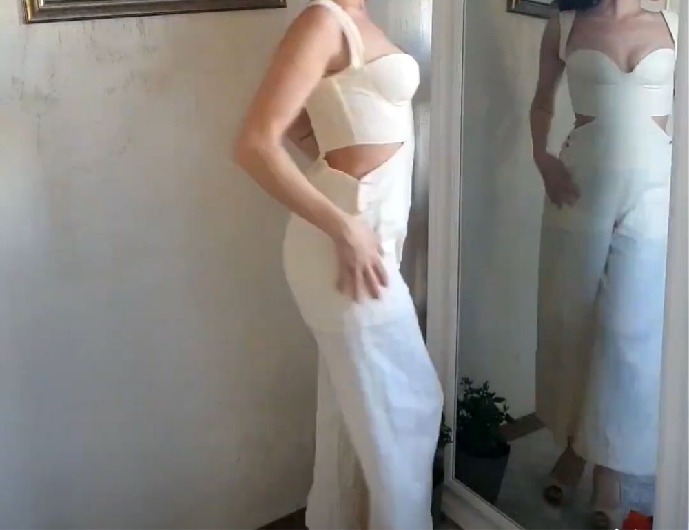 Shein гащеризон бежев