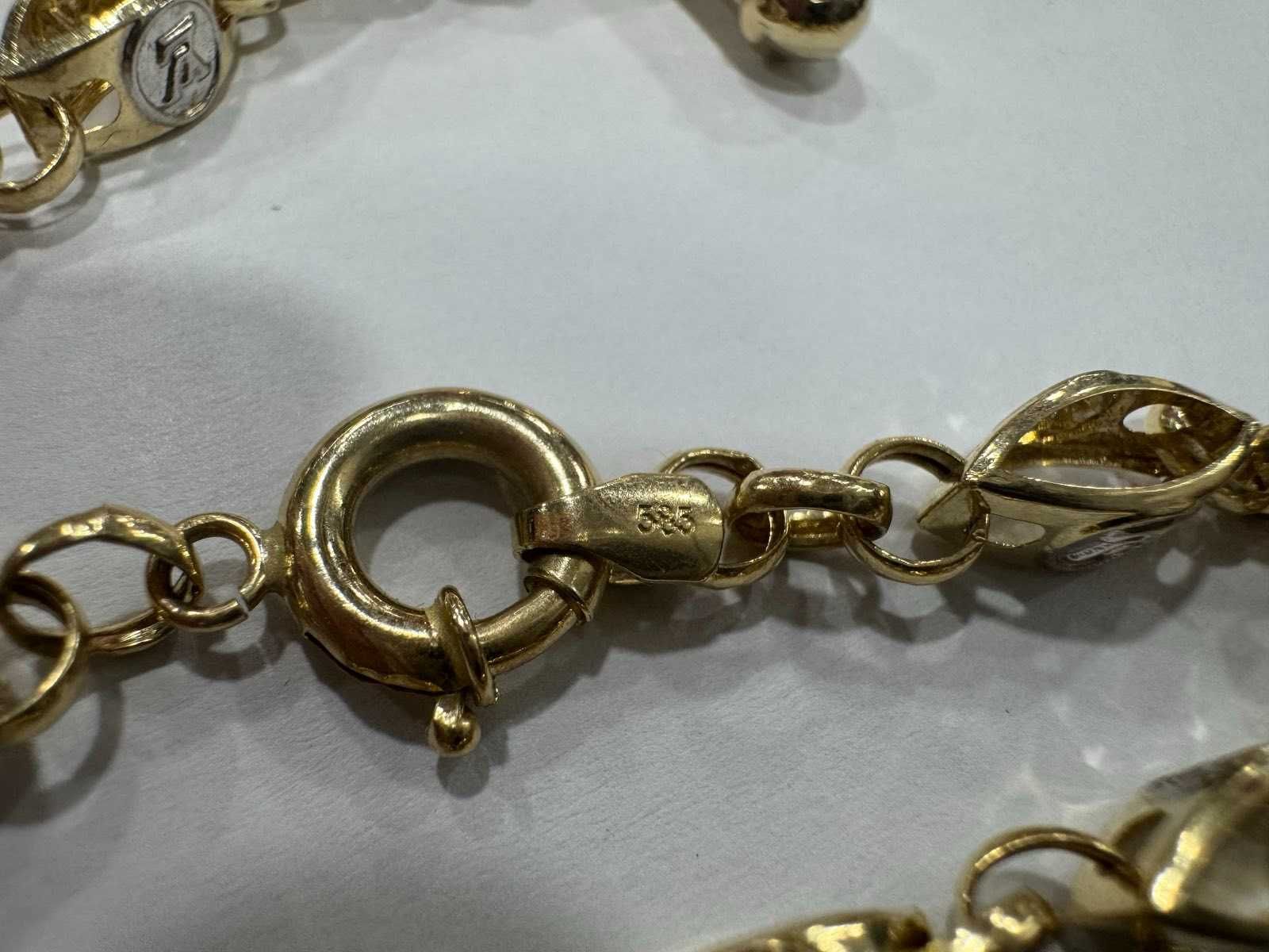 Златен синджир с кръст/ 14К- 12,83гр