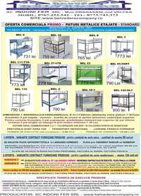 Paturi Metalice suprapuse ideale pentru muncitori! In stoc!