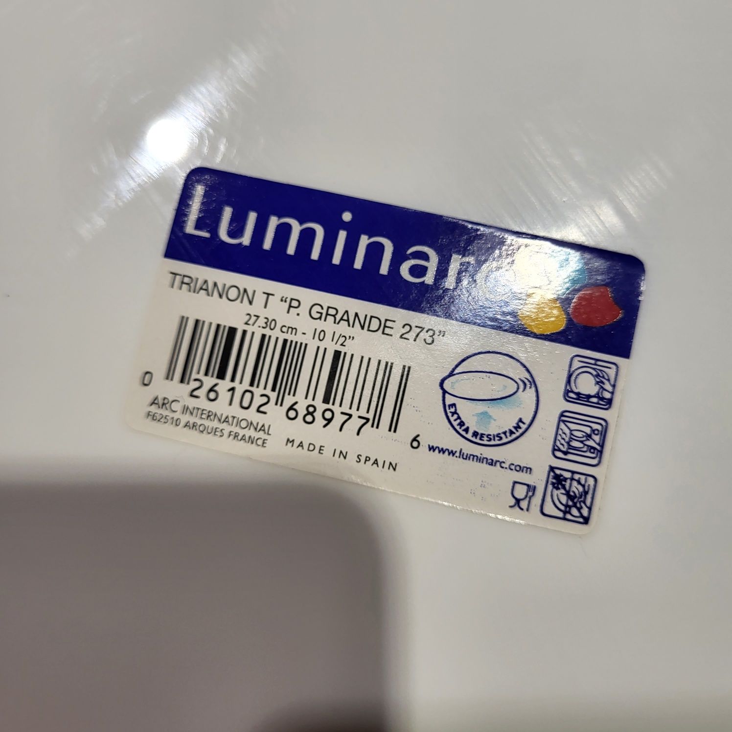 Luminarc 18 чинии бели