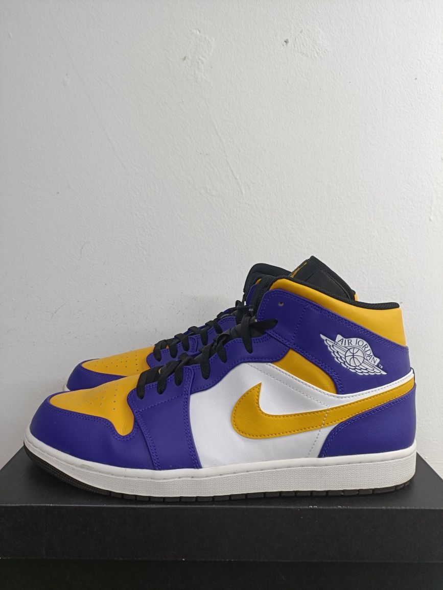 Nike Air Jordan 1 Mid Lakers номер 50.5