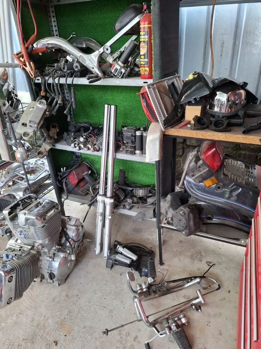 Yamaha virago si Kawasaki