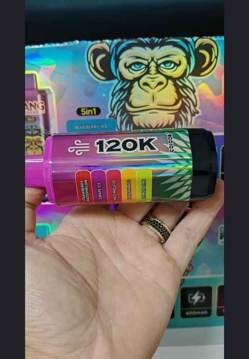Vape 120.000 Puffs 5 Arome Reincarcabil Display