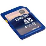 Card de memorie Kingston SDHC, 4GB, Class 4