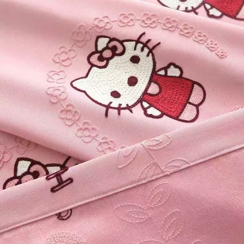 Perdea si draperie cu imprimeu Hello Kitty