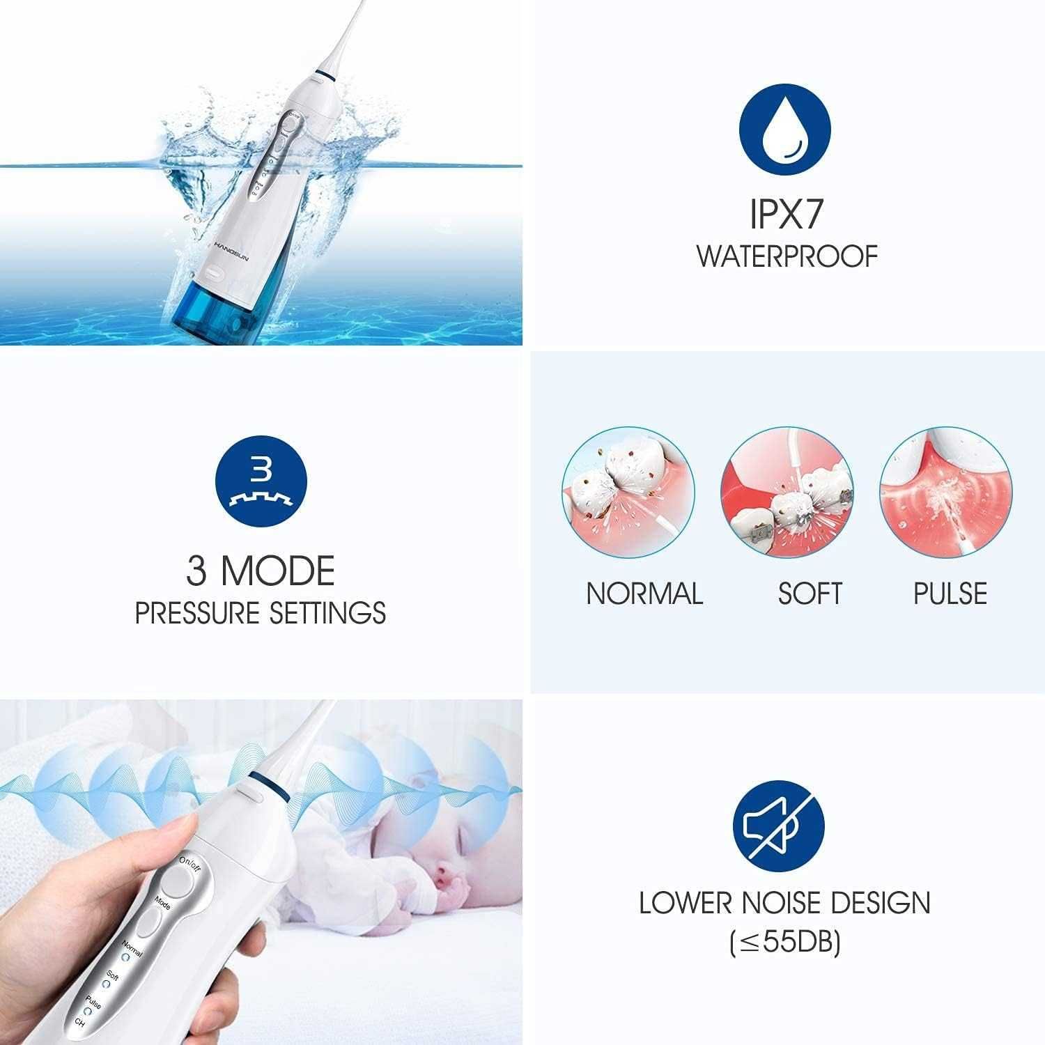 Зъбен душ Hangsun Water Flosser HOC700