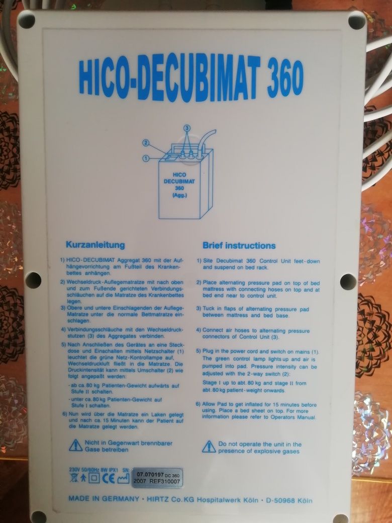 Противопролежневый матрас Hico Decubimat 360