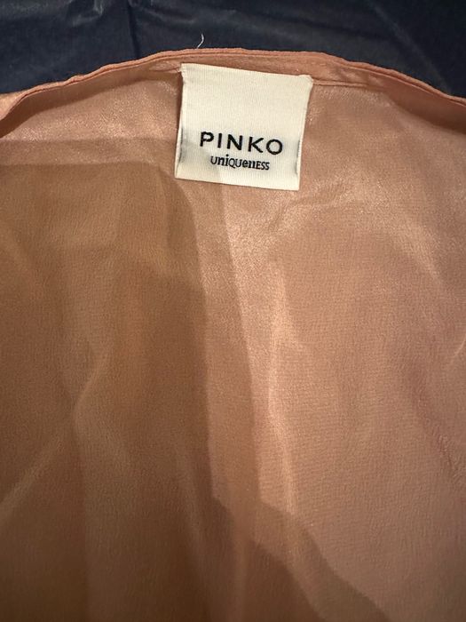 Pinko top paiete mari si matase naturala M nou!