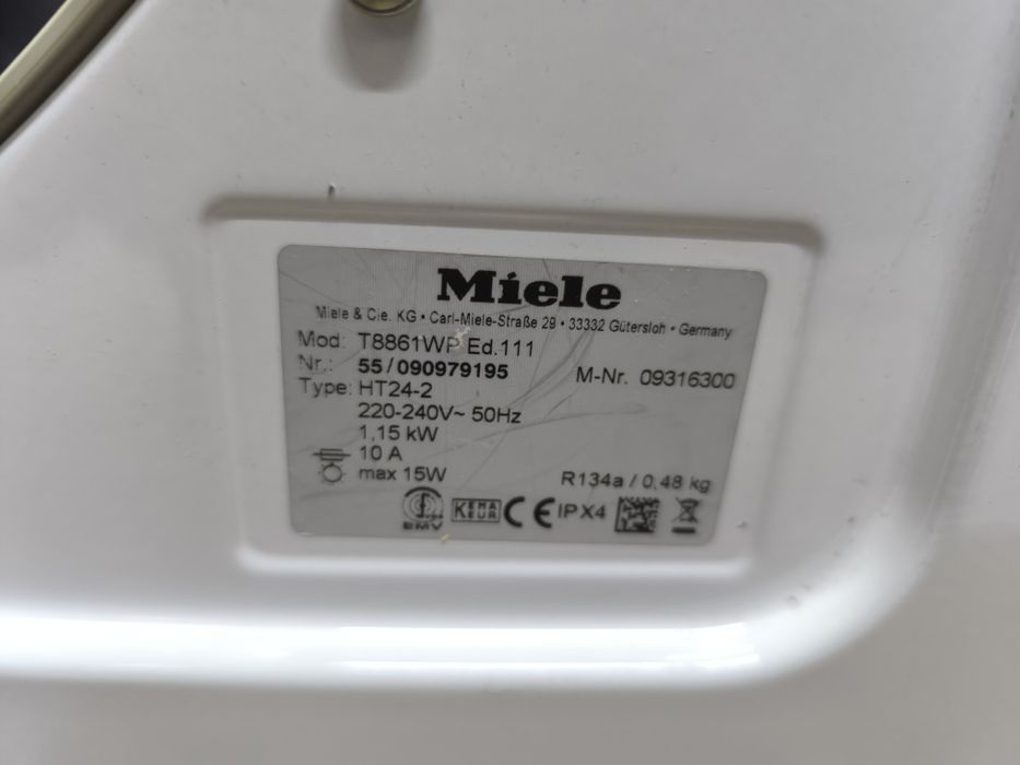 Сушилня Miele T 8861 WP - 8кг. А+ термопомпа.