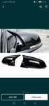 Capac oglinda bmw f30 negru lucios