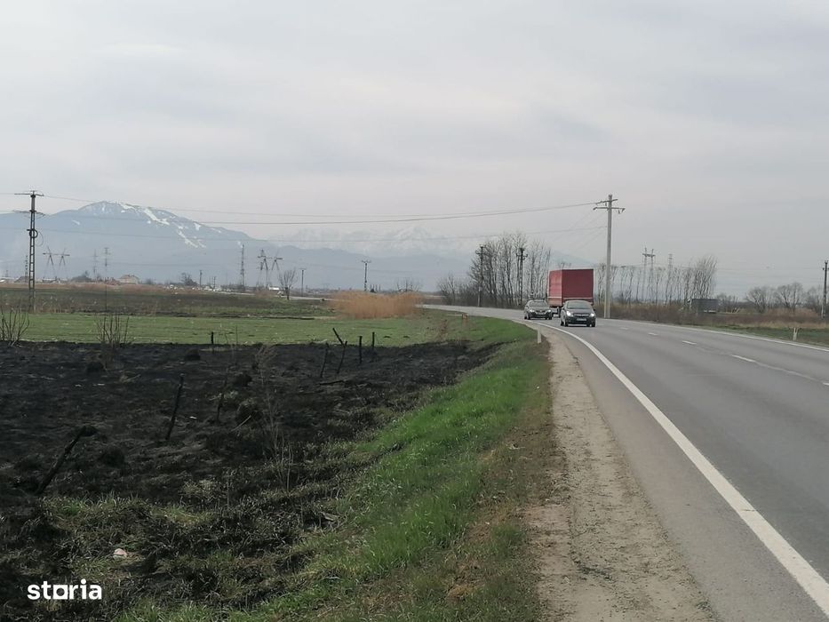 Teren intravilan, destinatie mixta, front la DN 13 Brasov.