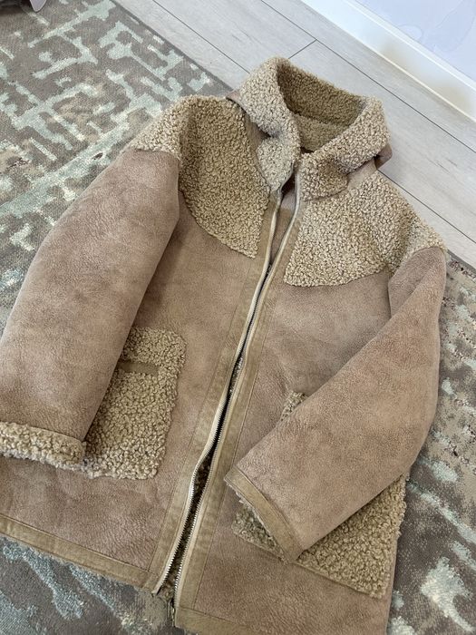 двухсторонняя тедди куртка сатылады.
