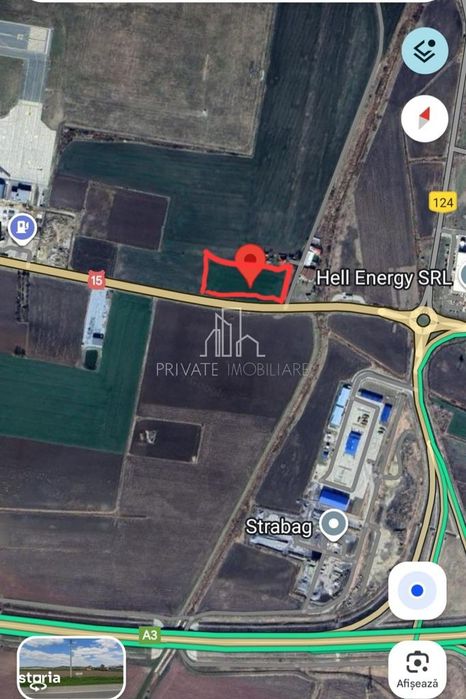 Teren 10 000 Mp Deschidere E60, Zona Aeroport/Autostrada, Ungheni