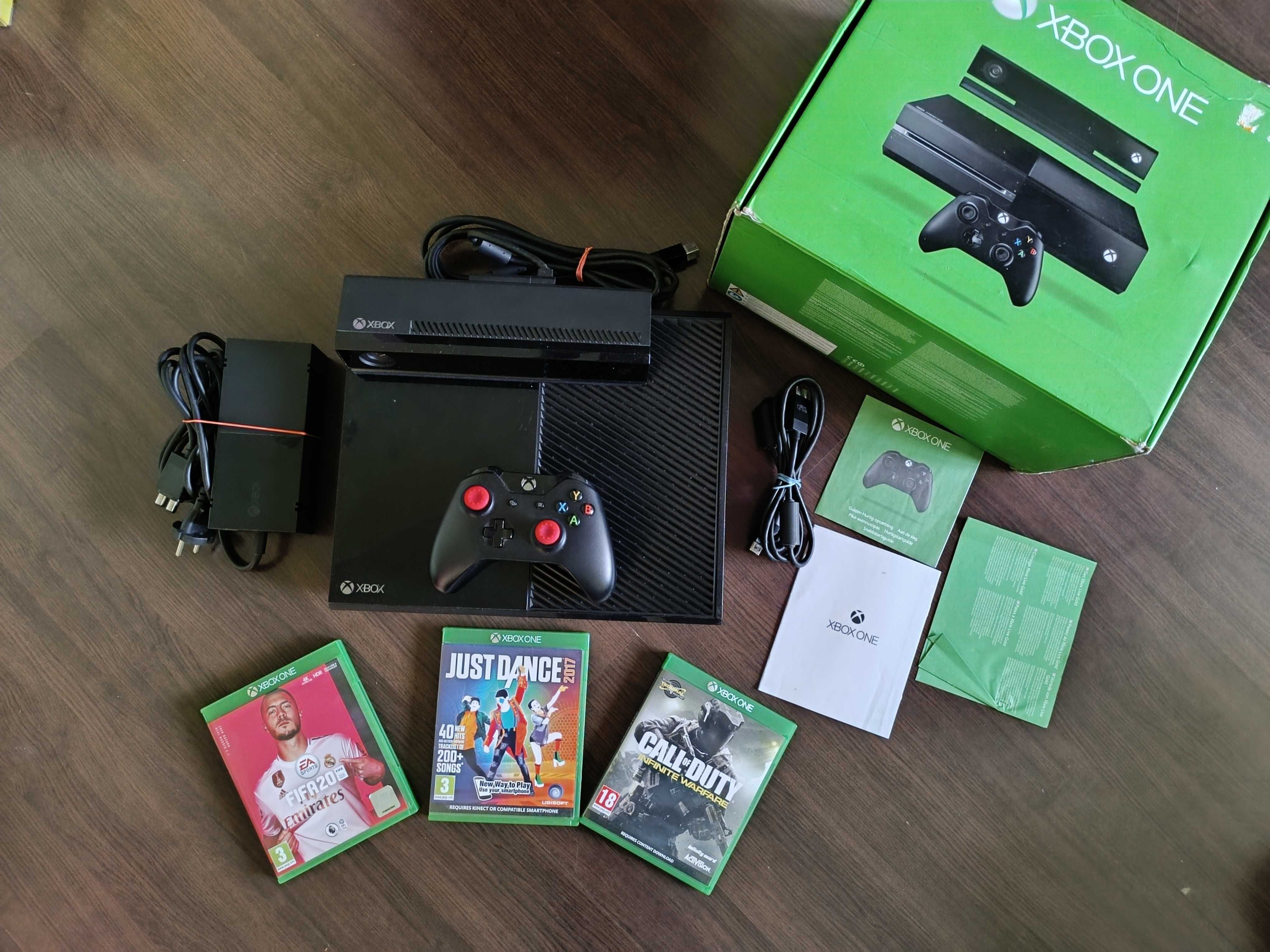 Xbox One Kinect 500 jocuri Forza 5 Disney F1 Farming 22 Fifa Lego NFS