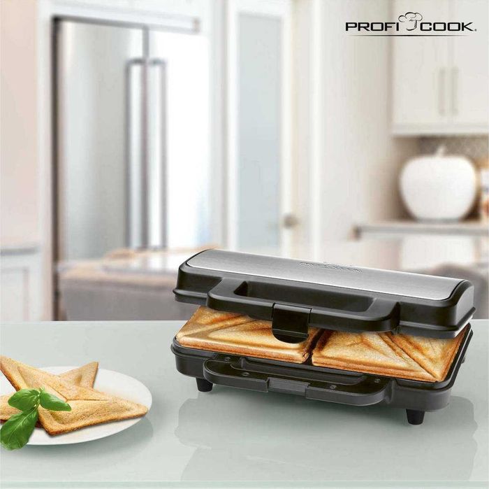 Aparat de sandvisuri ProfiCook - Sandwich Maker cu 900W