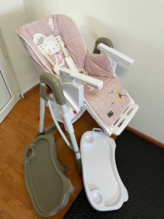 Scaun de masa reglabil, Lorelli, Gusto, Beige Daisy, reglabil