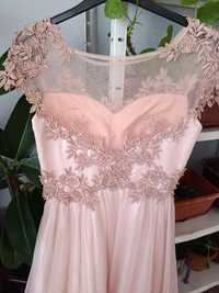 Абитуриентска розово рокля