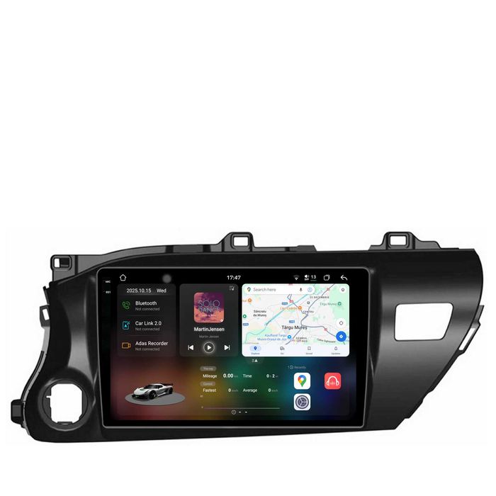 Navigatie Android Dedicata Toyota Hilux 2015+, 10Inch, BT, Carplay