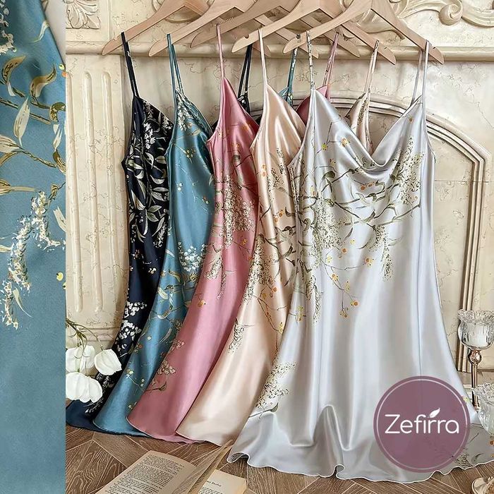 Дамска сатенена нощничка Zefirra Aglaya в 5 цвята