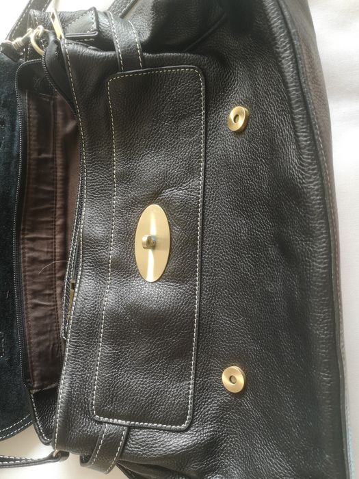 Чанта естествена кожа