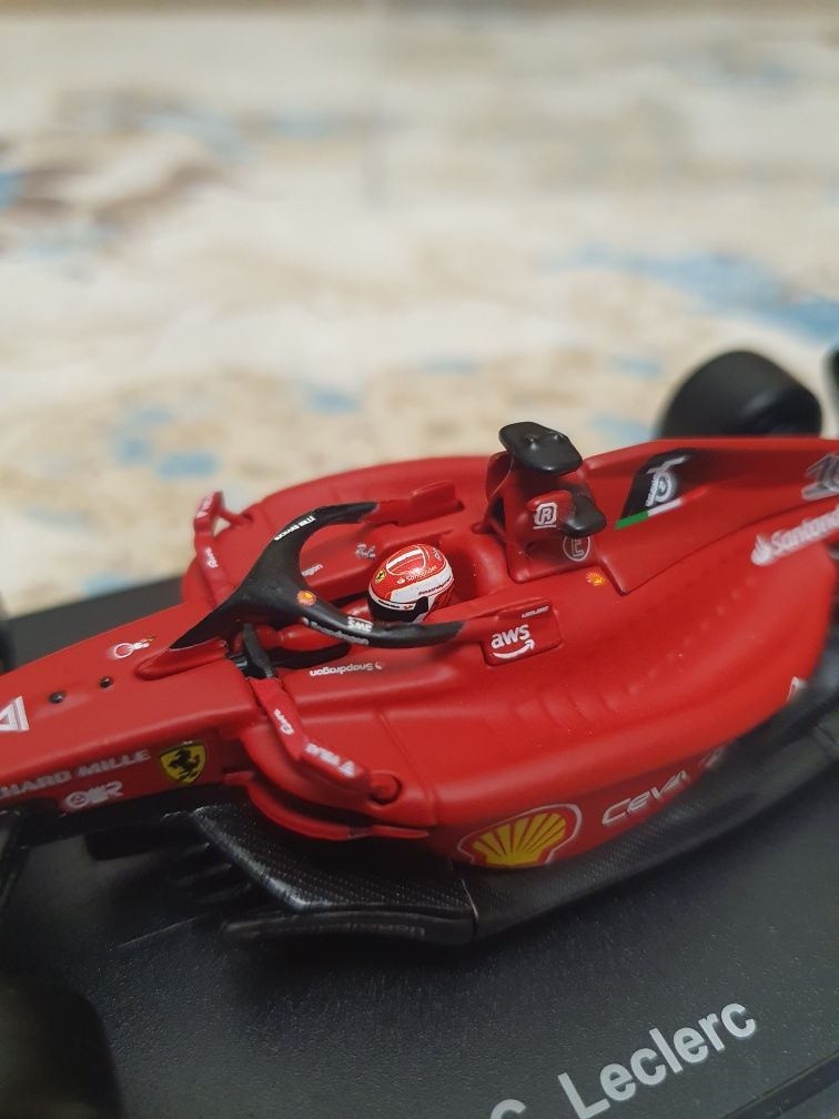 Macheta Formula 1 Ferrari F1-75 Charles Leclerc. TRANSPORT GRATUIT!!!