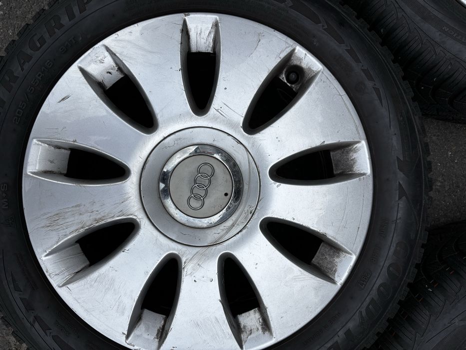 Set Complet Roti Iarna Originale Audi 5x112 R16