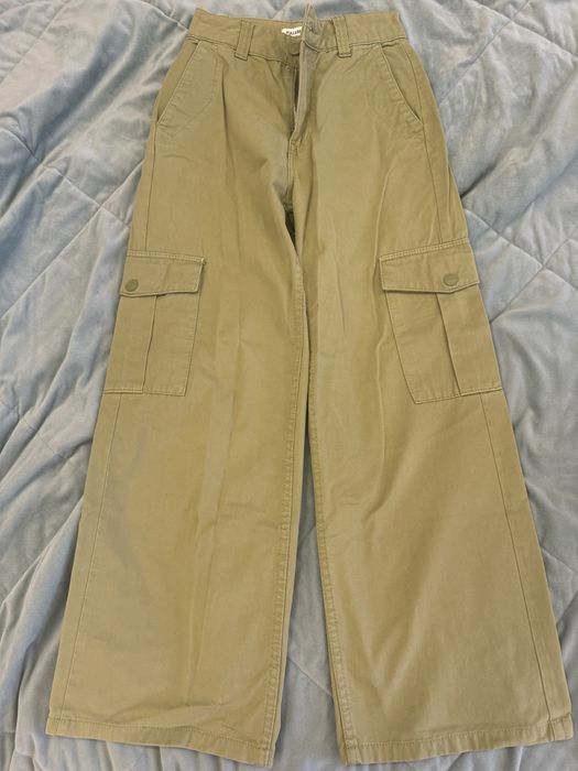 Широкие карго-джинсы Pull&Bear