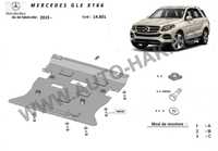 Scut motor metalic Mercedes GLE X166 2015 -2018 - otel 2,5mm