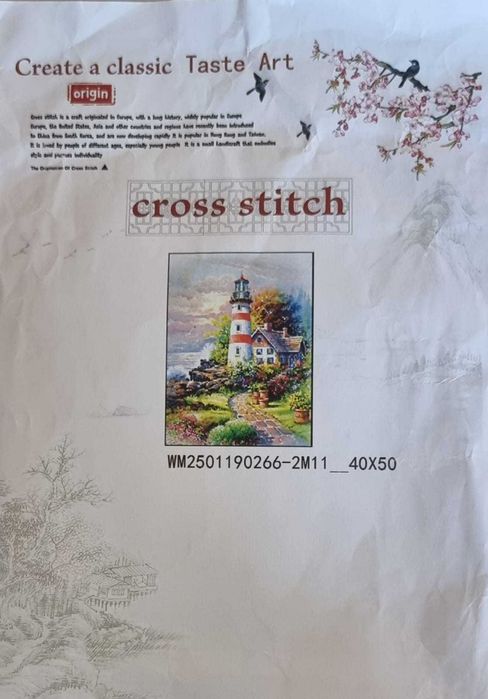 3 Kituri de Broderie în Puncte de Cruciulița (cu accesorii)