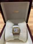 Cartier Santos Gablee watch for women 18k gold Original