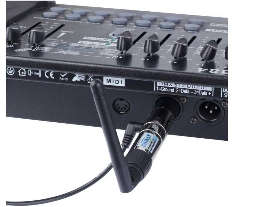 CHINLY DMX 512 wifi DFI DJ Wireless System Receiver+Transmitter 2.4Ghz