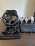 playstation 4 slim 512GB + Logitech G29