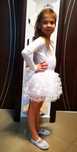 Costum copil balet/dans body sau fustita tutu. Bady bumbac