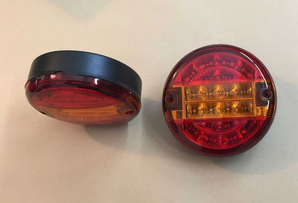 1 бр. ЛЕД LED светлини кръгли стопове за камион бус ремарке 12-24V