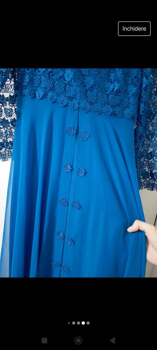 Rochie de seară, albastră