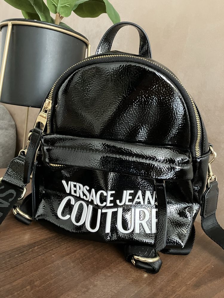 Rucsac de piele ecologica Versace Jeans Couture