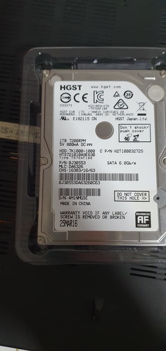 Hard leptop de 1 tb
