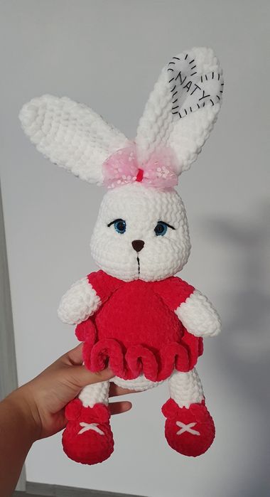 Jucarii crosetate, fir catifea, handmade, personalizate