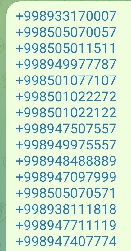 Beeline 5050, 7000, 1900, 1818