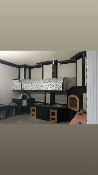 Строем печи, летние кухни, барбекю, камин